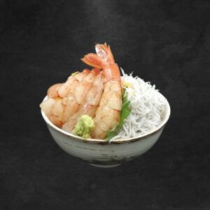 赤海老と湘南しらすの贅沢ちらし重