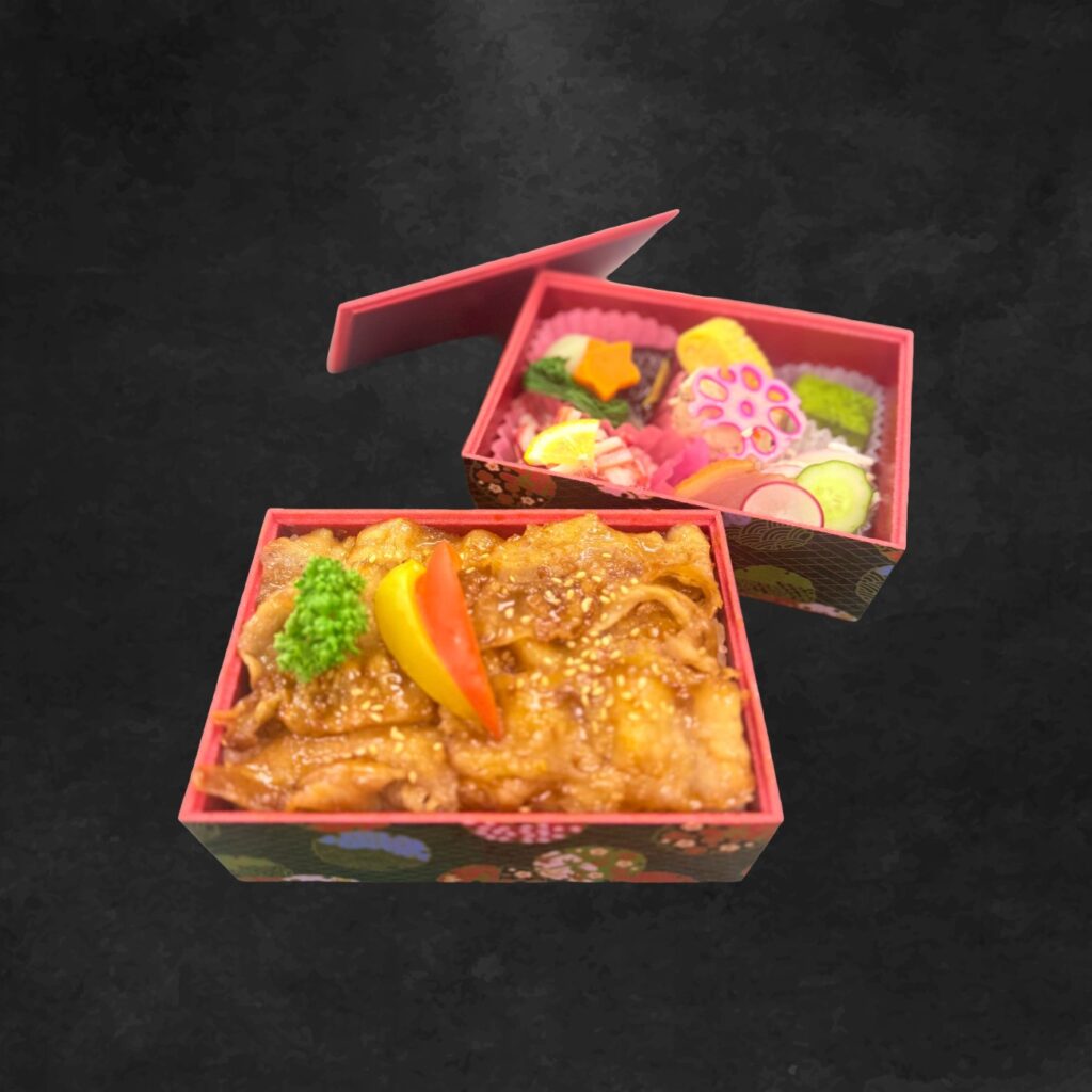 国産豚バラ焼肉重